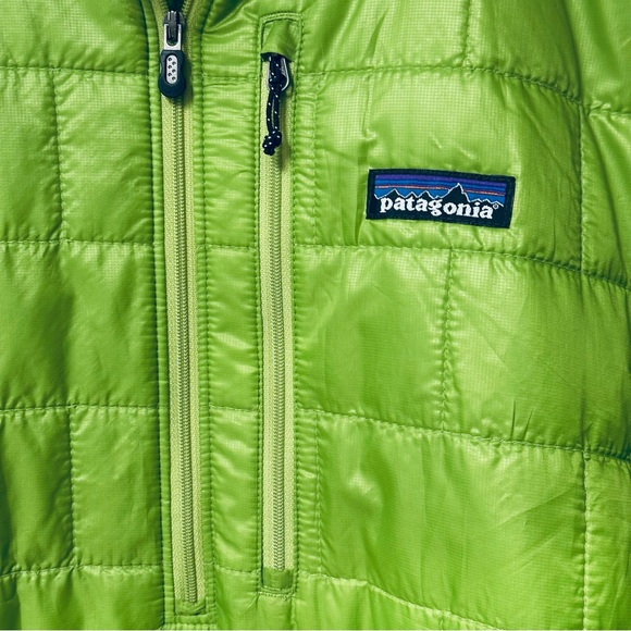 PATAGONIA NANO PUFF 1/2 ZIP PRIMALOFT FILL. GECKO GREEN PULLOVER XL P 24 L 29 - Picture 10 of 13